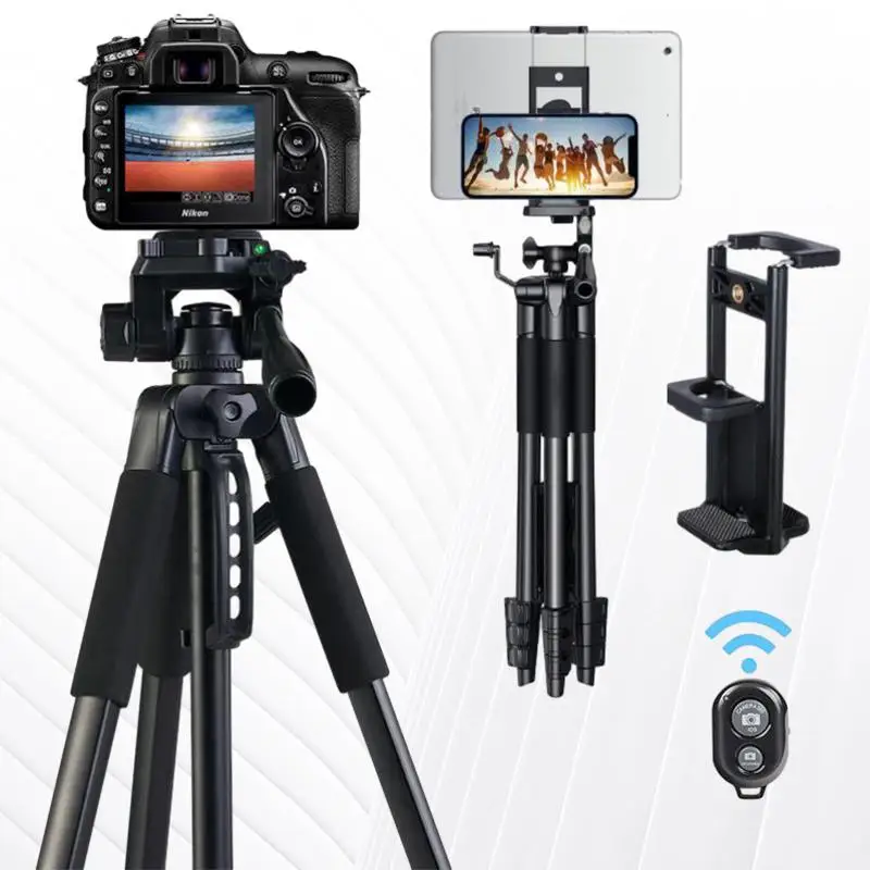 

Ultimate Aluminum Alloy Camera Tripod for Mobile Phones and Tablets - The Perfect Accessory for Professional Photography