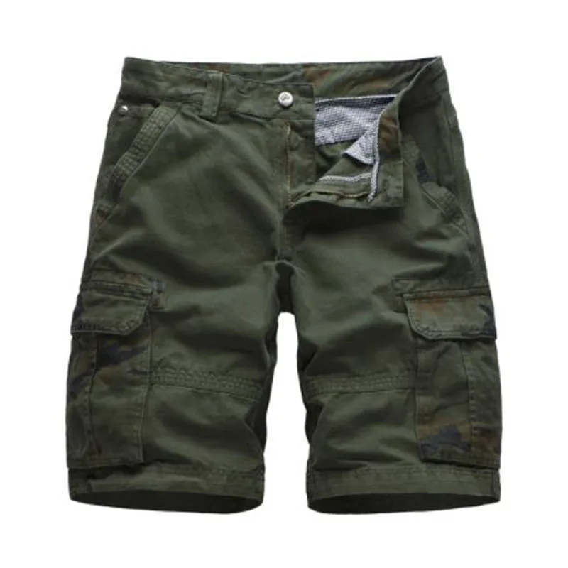 

2022 Hot Summer New Camouflage Printed Tactical Mens Cargo Shorts Military Bermuda Masculina Men Cotton Casual Loose Shorts