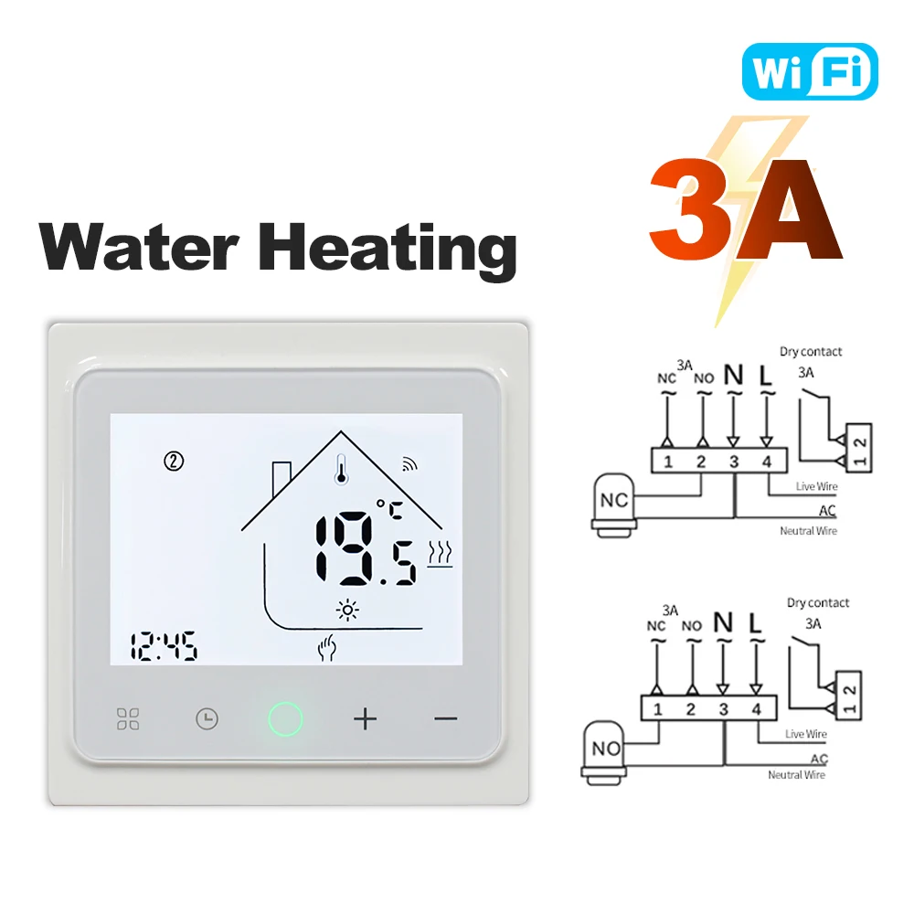 Smart WiFi Thermostat for Temperature Control and Remote Management