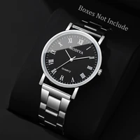 Fashion Men Business Watches Simple Analog Quartz Wristwatch Reloj Hombre（Without Box）