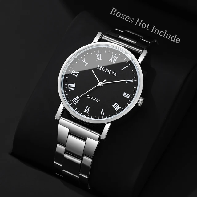 Fashion Men Business Watches Simple Analog Quartz Wristwatch Reloj Hombre（Without Box）