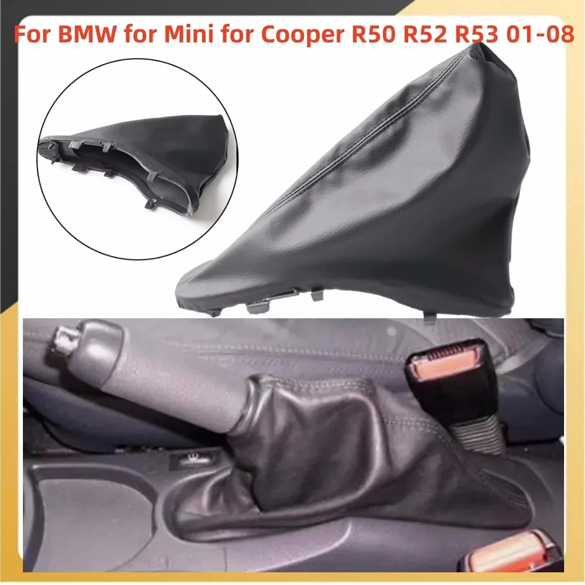 Anti Slip Hand Brake Gaiter Cover for BMW Mini Cooper
