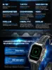 MISIRUN Smart Watch 1000mAh Battery 2.13 Inch AMOLED Screen Men Watch Compass 1ATM Waterproof Bluetooth Call Sports Smartwatch 2