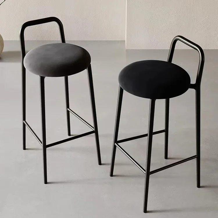 Modern Kitchen Chair Office Design Nordic Home Bar Stool European Metal Tabourets Bar Furniture Decoration stools for kitchen