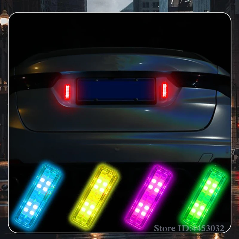 Lada Niva Vesta XRAY XCODE Granta Vision Concept 태양광 스트로브 신호등, LED 플래시 경고 분위기 램프, 1 개