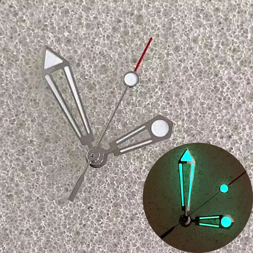 

Green Luminous Watch Hands Set, for NH35 NH36 4R 7S Movement Mechanical Watch Spare Parts, 8.75mm 13mm 13.5mm Pointers