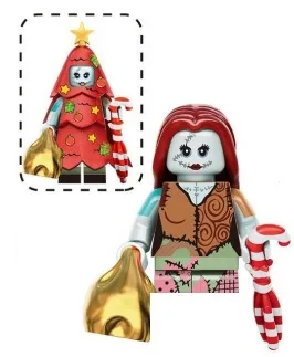 Festive Holiday Building Blocks: Santa & Reindeer Action Figures Set