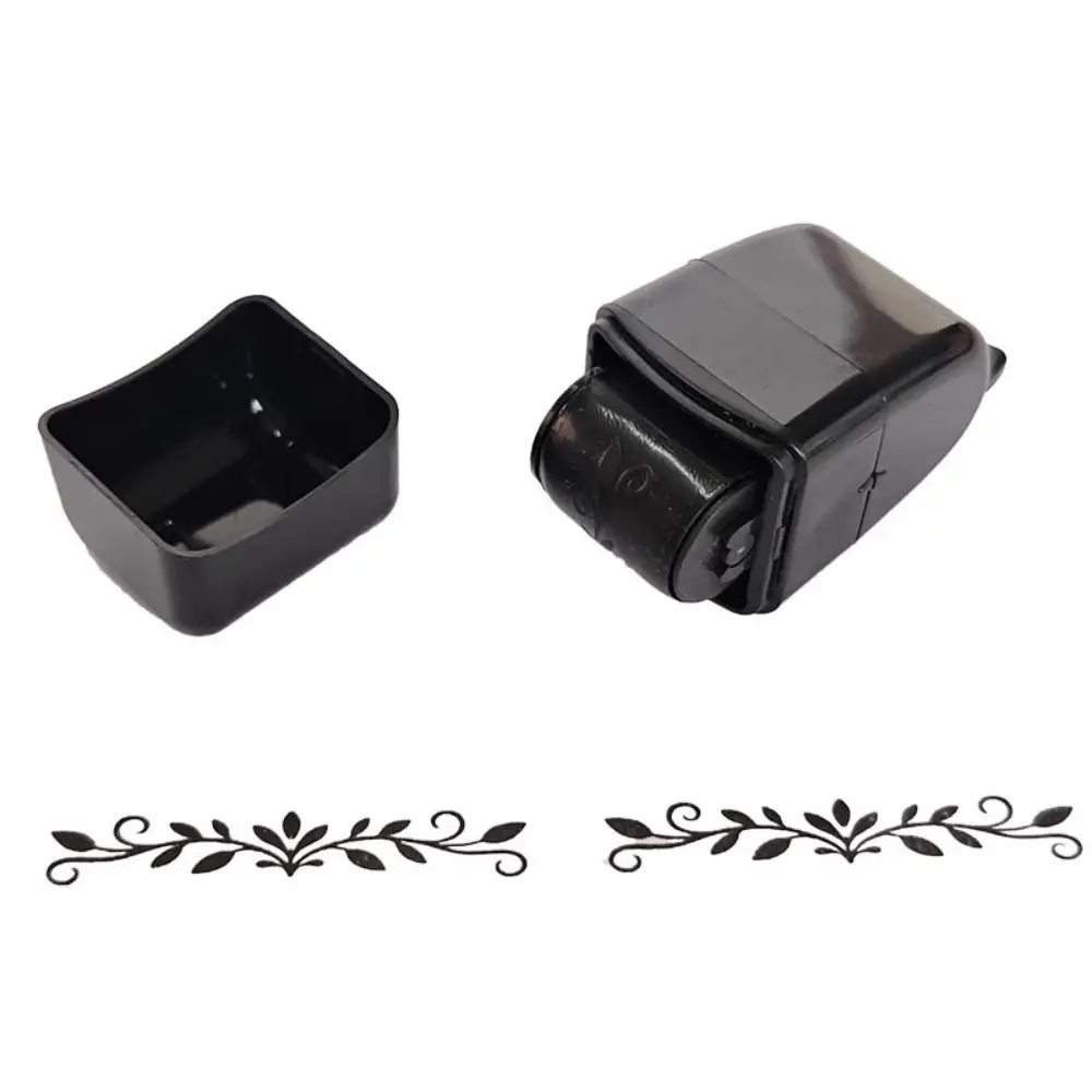 편리한 레이스 롤링 스탬프 DIY 수공예 스코어 프린팅 패턴 롤러 스탬프 플라스틱 롤러 씰링