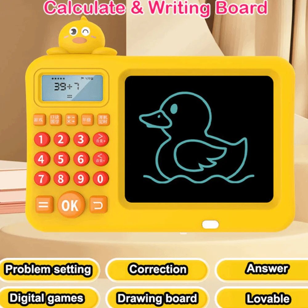 Learning Machine Early Education Oral Calculator LCD Screen Eye Protection Intelligent Oral Computer Multi-Functional Cartoon