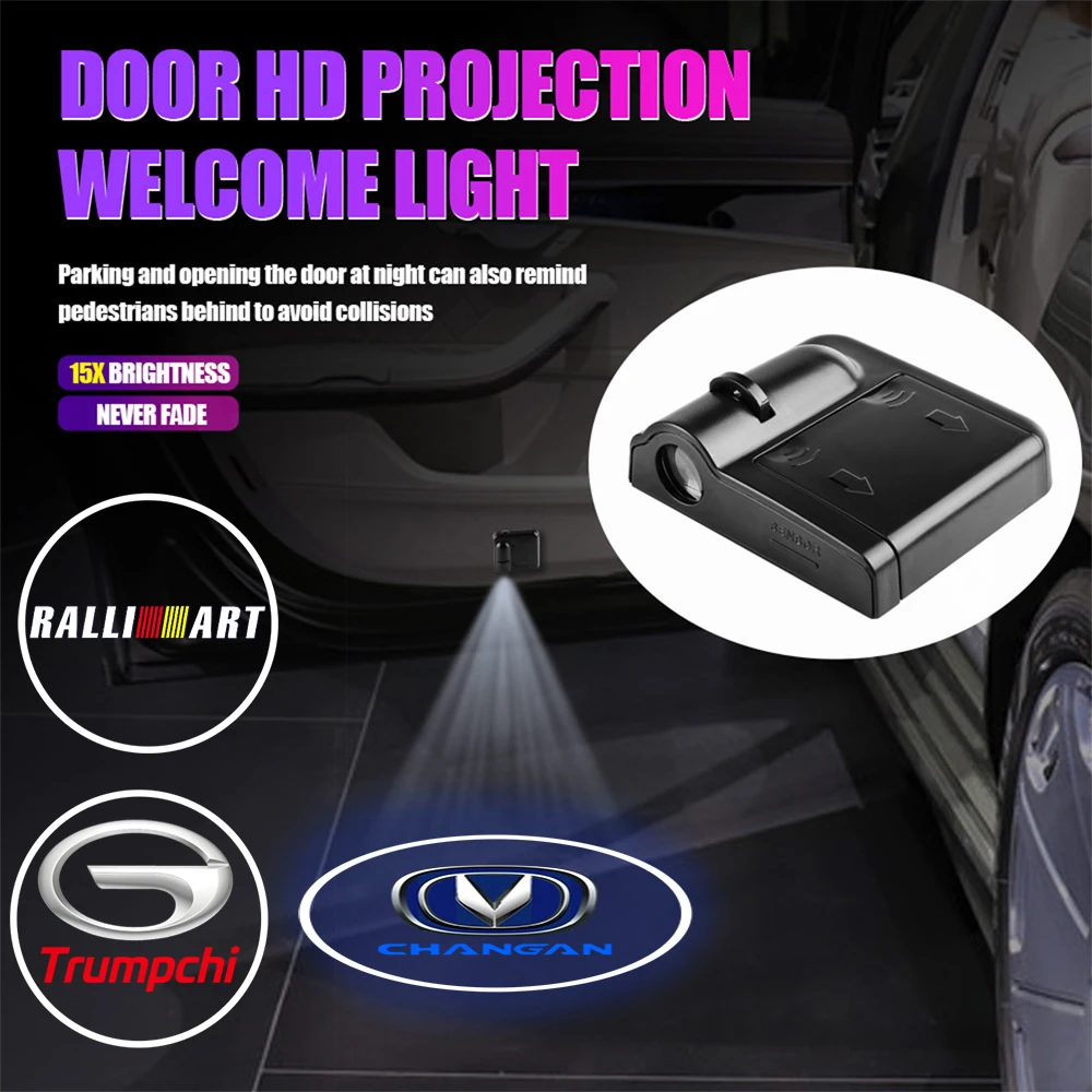 Naliovker for Alfa Romeo Led Door Light Welcome Courtesy Step Projector Logo HD Kit 2PCS 
