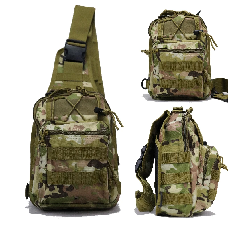 

Military tactics Shoulder Bag Outdoor Hiking Sports Shoulder Bag Molle Army Camping Hunting Fishing Men's Chest Strap Bag
