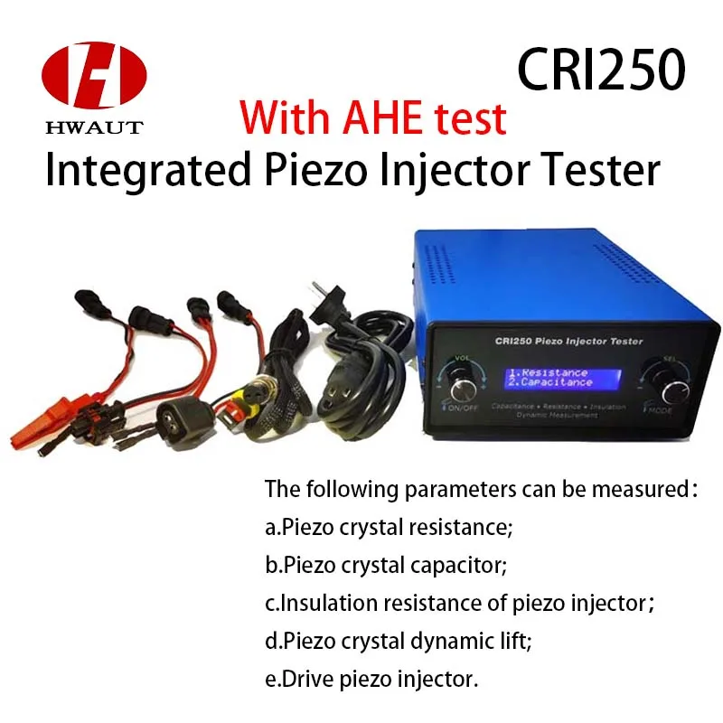 CRI250PiezoelectricInjectorTestingforCapacitanceResistanceInsulationDynamicMeasurement