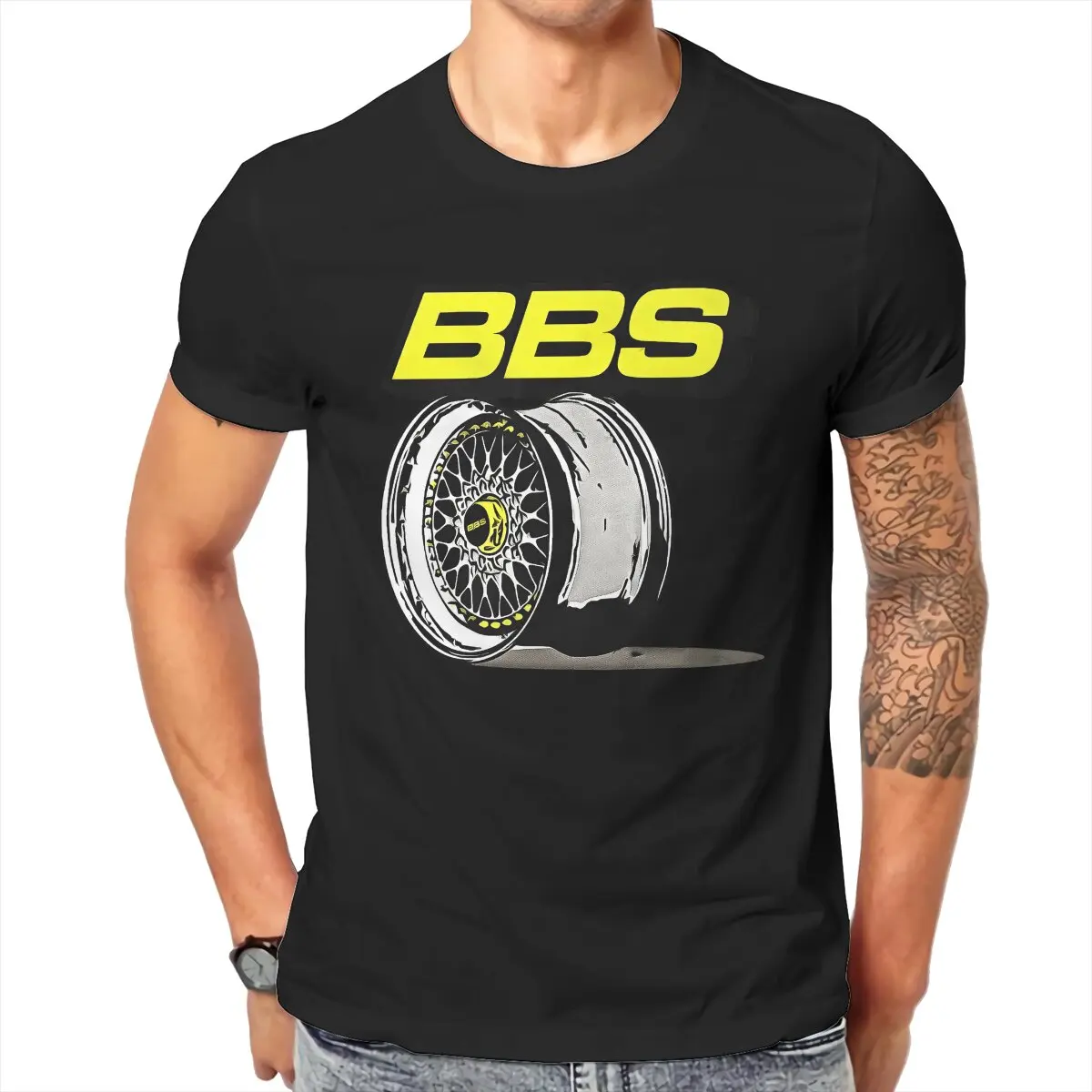 

Футболка Bbs_Racing Мужская, хлопковая тенниска с круглым вырезом, майка с коротким рукавом, идея для подарка