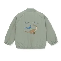 Vestes de printemps et d'automne pour bébés garçons et filles, manteaux en coton polaire brodé à manches longues pour enfants, vêtements d'extérieur pour enfants 2