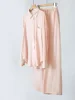 AMII Minimalism Shirt Pants For Women 2025 Spring New Casual Basic Single Breasted Shirt Straight Long Wide Leg Pants 12511048 6