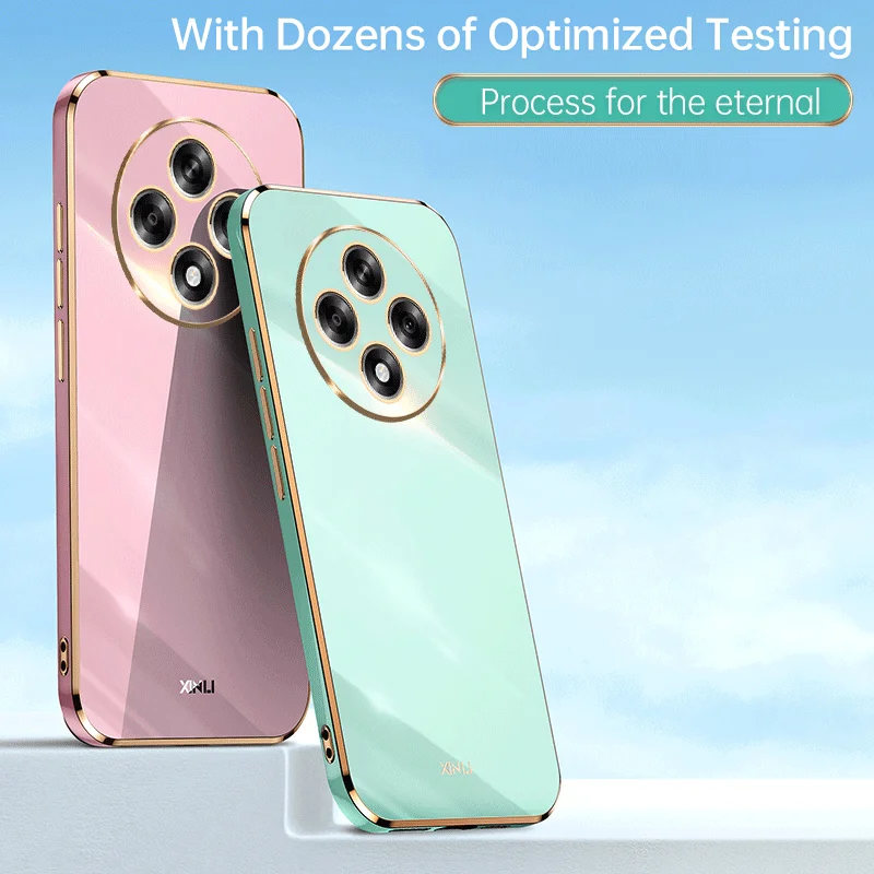 Ultra Slim Chromed Anti-Shock TPU Soft Cover, Plating Design