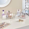 Clear Plastic Makeup Organizer Cosmetic Storage Box Makeup Brush Holder Stationery Storage Pen Holder Lipstick Display Stand 2