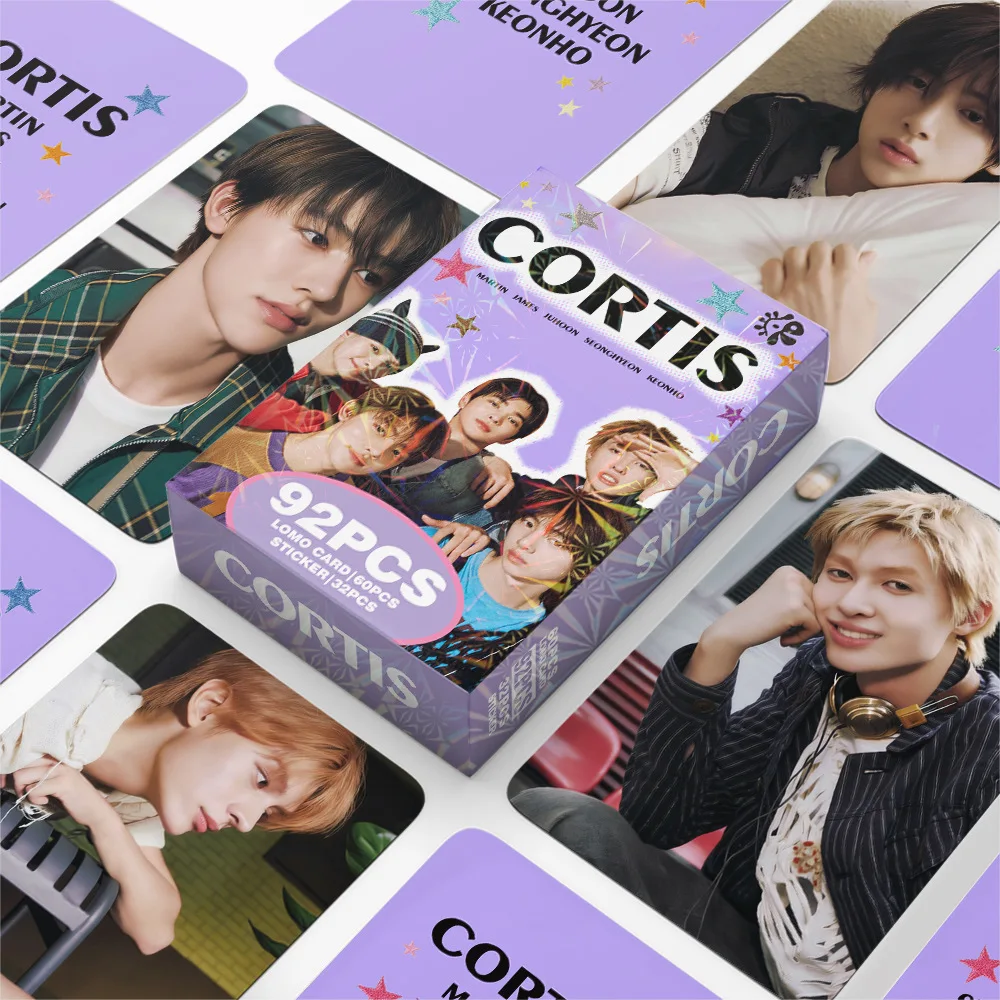 5 Unidades/Conjunto Cartão KPOP CORTIS LOMO Cor Fora Das Linhas De