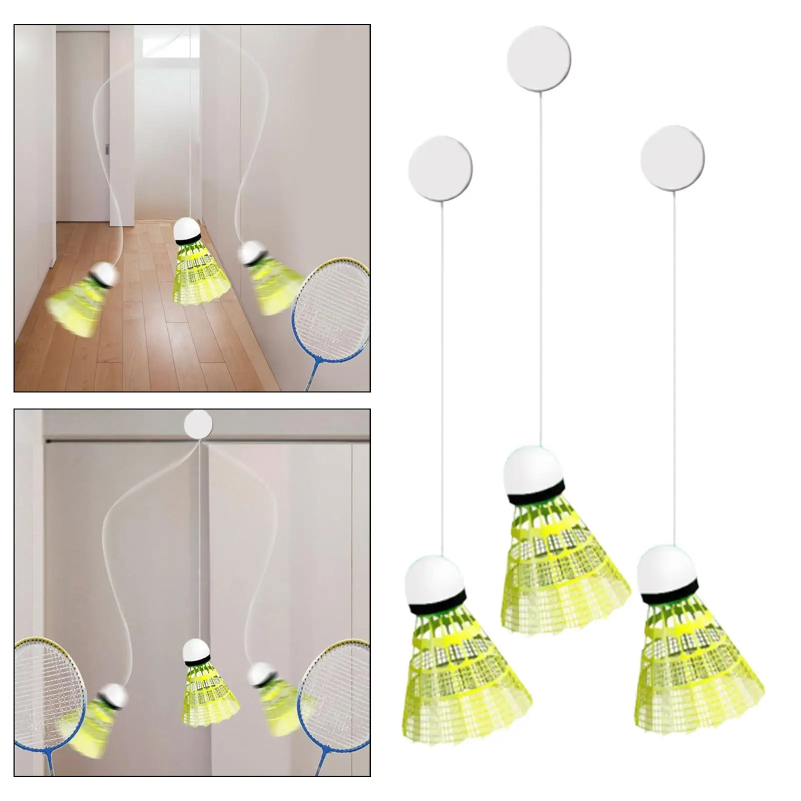 Adjustable Badminton Training Device for Strength and Fitness
