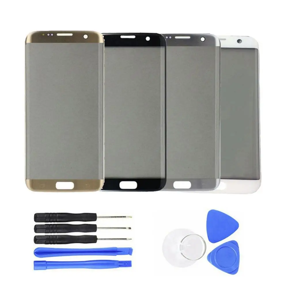 Display Di Ricambio S7 Edge Display Front Touch Screen Digitizer Parts Per Galaxy S7 Edge G935 + Tool Muslimah