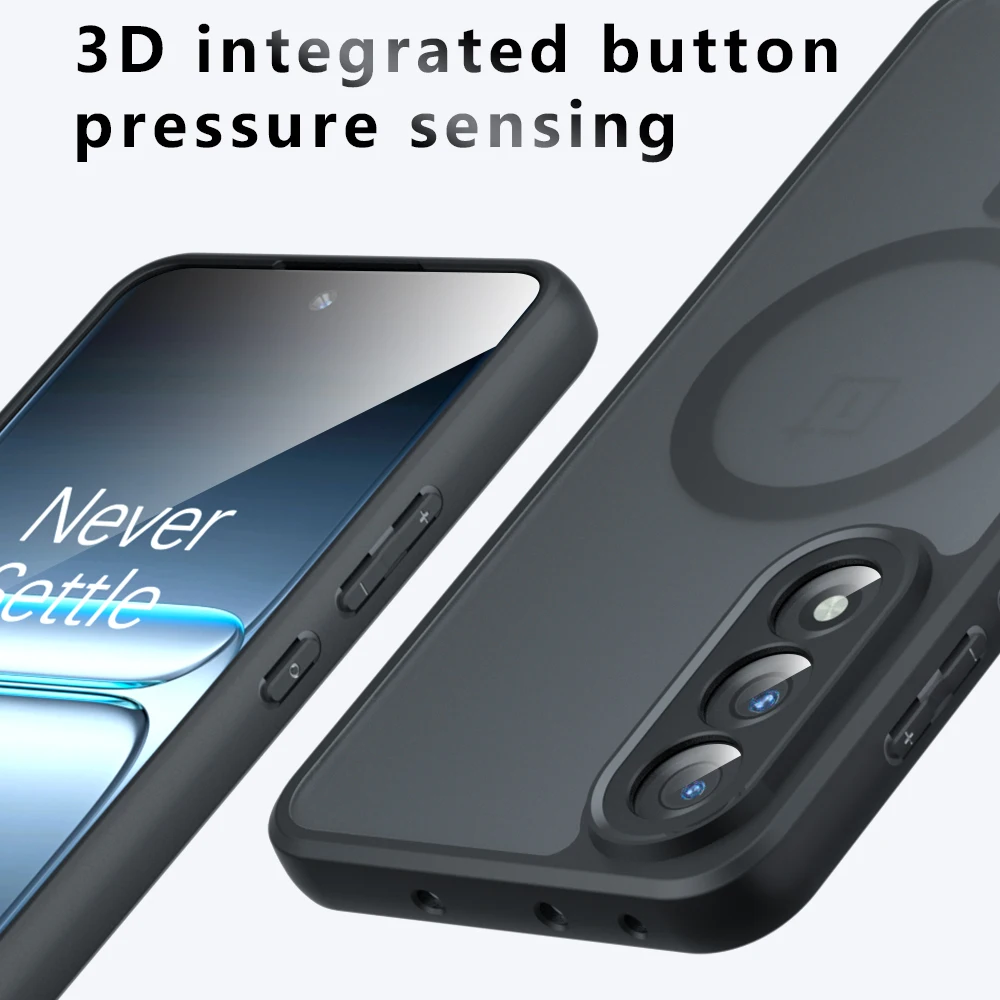 Ultra Luxury Armor Magnetic Matte Back Cover with Magsafe and Wireless Charging Compatibility