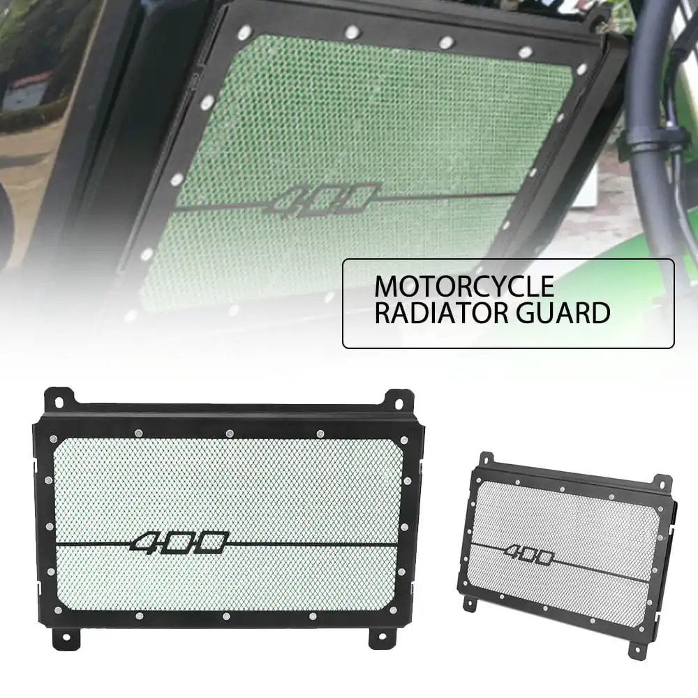 

Motorcycle Aluminum Radiator Grille Guard Cover Protection For KAWASAKI NINJA400 Z400 Ninja/Z 400 2019 2020 2021 2022 2023 Parts