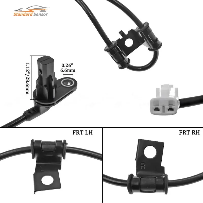 Front Right ABS Wheel Speed Sensor – Fits Kia Sportage 2011-2016 – 2 Pins, 95671-3W300