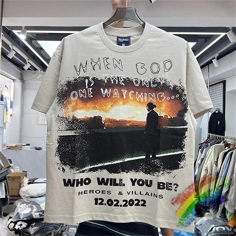 

Футболка Мужская/женская с принтом фигурок заката, винтажный топ с цифровым принтом и круглым вырезом