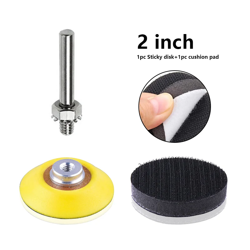 HAMPTON 25–302 Stück 2-Zoll-Schleifscheiben-Set, 50 mm, Körnung 60–7000, Schleifpolierpad-Set für Dremel-Drehwerkzeug, Schleifpapier-Set – Detail 5