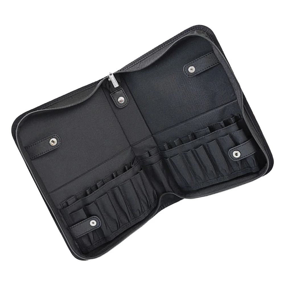 

Foldable Makeup Brush Bag Makeup Brush Holder Large Capacity Makeup Brushes Organizer Travel Case Pouch Cosmetic Toiletry Pouch