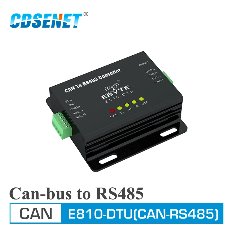 CDSENET RS485 to CAN RJ45 0.3-25.6kbps E810-DTU(CAN-RS485)  Industrial Modbus Converter Modem rs232 rs485 to ethernet rtu rj45 udp tcp modbus data transceiver web page e810 dtu 4rs1e industrial modbus converter modem