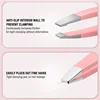 1/4Pcs Pink Black Eyebrow Tweezer Eyebrow Trimming and Hair Removal False Eyelash Clipper Beard Removal Forceps Beauty Tool 4