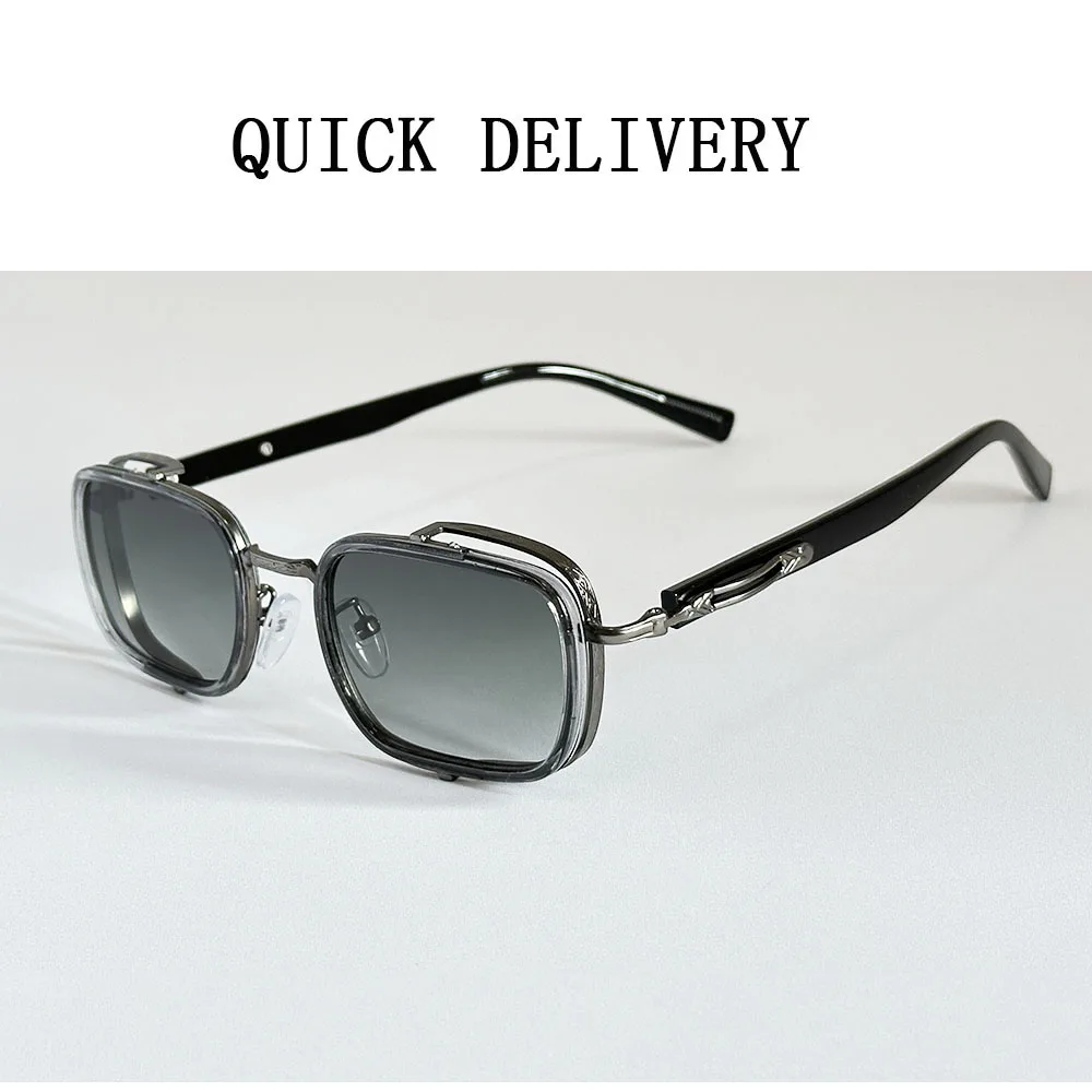 Vintage Steampunk Sonnenbrille Männer Luxus Retro Quadrat Sonnenbrille Frauen Mode Gläser Gafas De Sol Hombre Lunette Soleil Femme – Detail 8