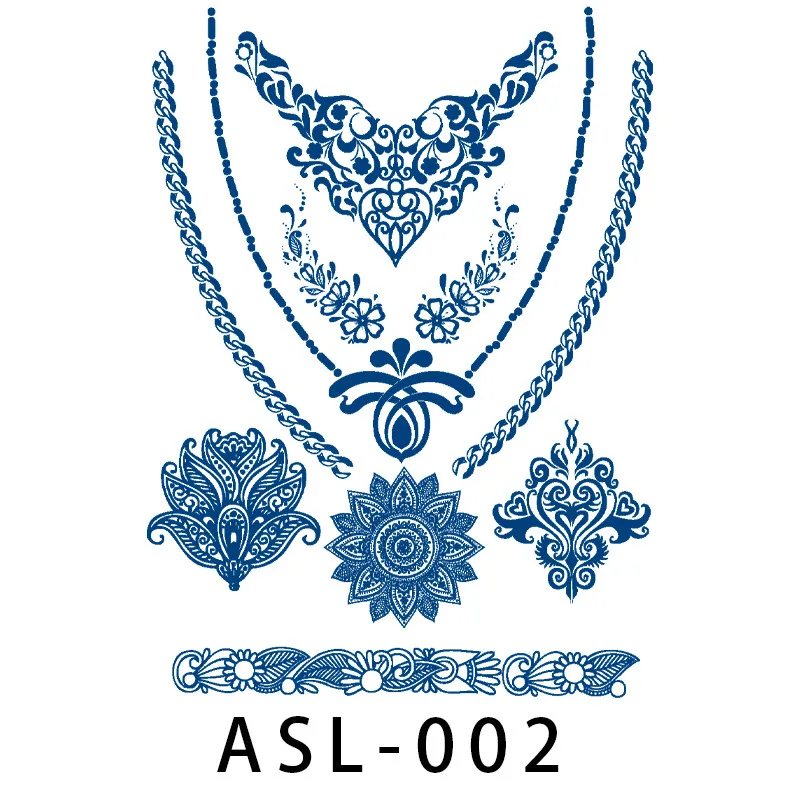 Рисунок 5 - Женская травяная тату-наклейка с рисунком Тотем