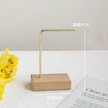  Jewelry Organizer Wooden Rack Bracelet Earring Holder Display Decoration Stand Earring Support Display Decoration Rack Small 
