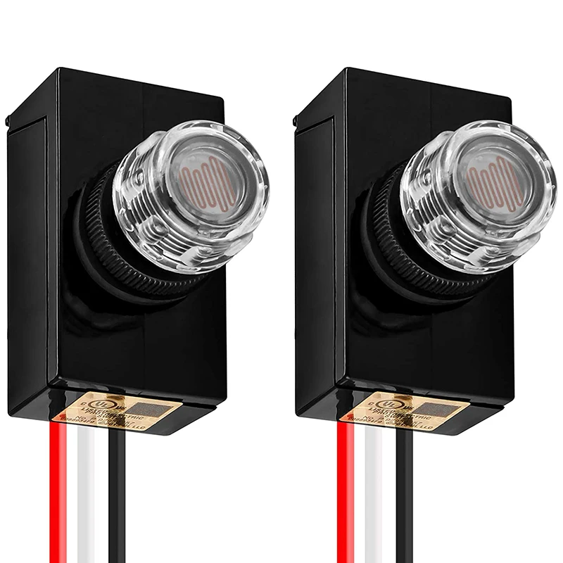 Hot Yo-Interruttore Fotoelettrico Automatico Dal Tramonto Al Sensore Fotoelettrico, Adatto Per La Maggior Parte Delle Lampade Da Esterno Cablate