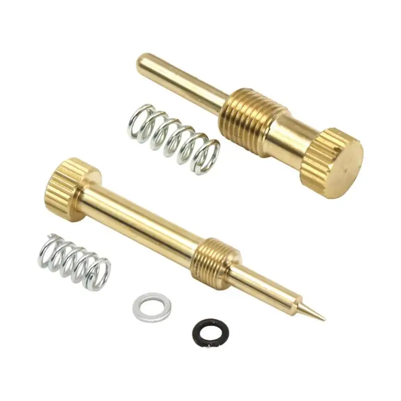 

Motorcycle Carburetor Air Fuel Mixture Idle Speed Adjusting Screw Tool Carburetor Mixture Screws Replacement for YBR125 & VM22