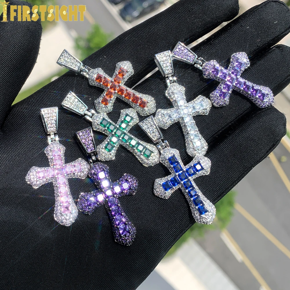 New Silver Color Cross Blue Fabric Wrapped Around Unique Stylish Design Dangle Adorable Earrings ALI-E0243G Wonderful Gift for Women Girls Charm Ea 6in Blue Wood Praying Boy on Silver Cross - 73-60