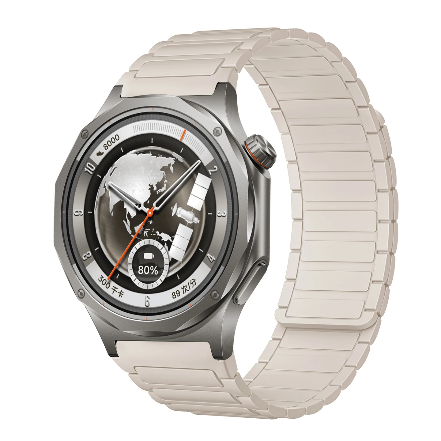Magnetic Silicone Strap – 22mm Sport Band Bracelet