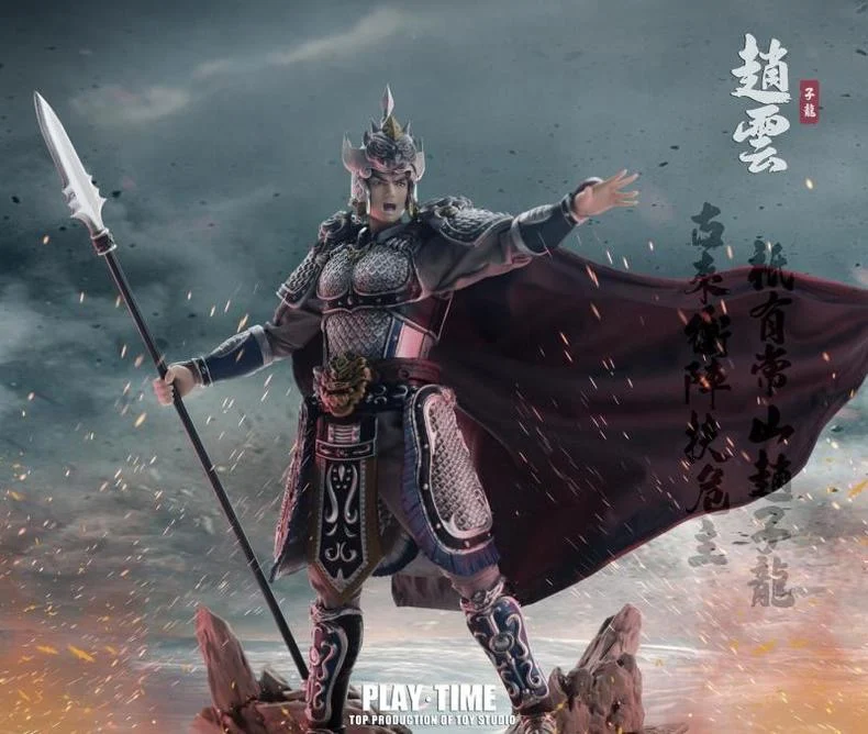 

KG001 1/10 Male Soldier Military Generals of the Ancient Three Kingdoms Zhao Yun Action Figure Model Toy In Stock
