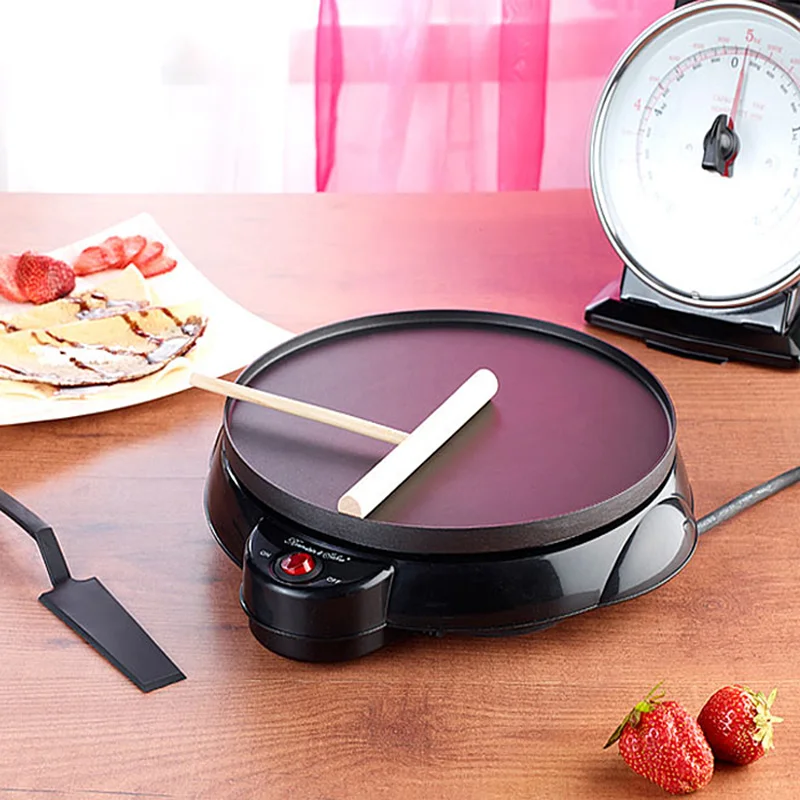 Electric Pancake Baking Pan Automatic Crepe Maker Spring Roll Machine Egg Roll Machine Crepe Cake Maker Kitchen Tools 3