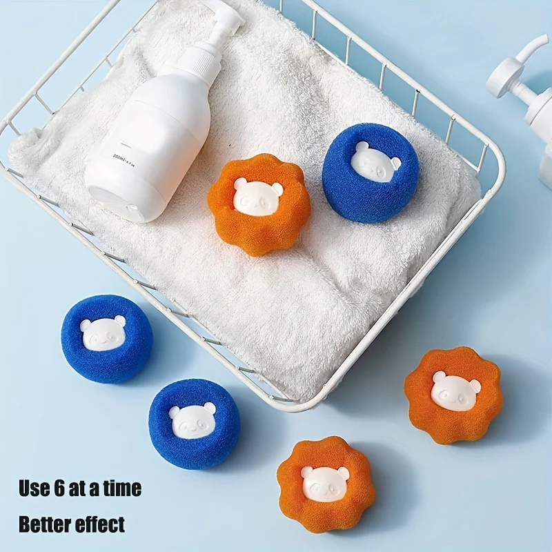 Washing Machine Pet Hair Collector Reusable Cat Dog Fur Remover Lint Trapper Dryer Laundry Cleaning Brush Adhesive Roller Tools