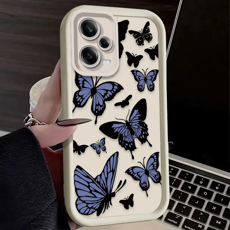 Blue and Purple Butterfly Smartphone Case Cover