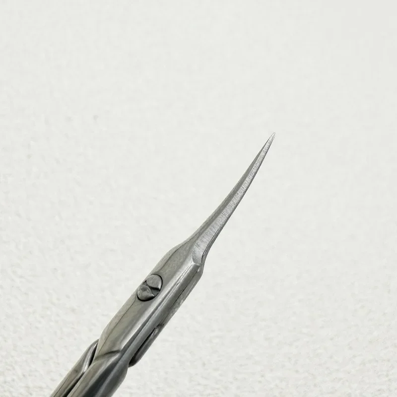 Manicure Set Russian Manicure Scissors Cuticle Regrowth Cut Curved Tip Nail Pedicure Grooming Professional Stainless Steel Dead Skin Remover