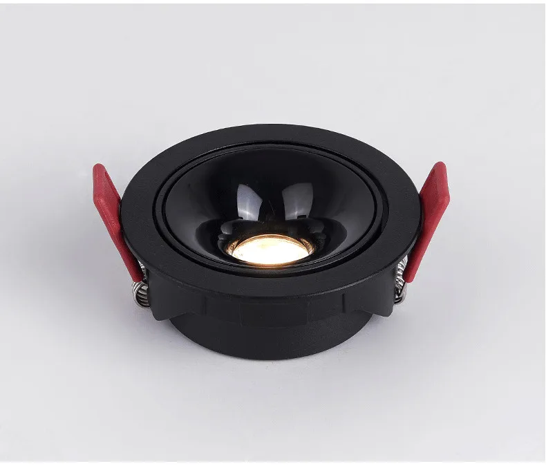 Description Picture 5 of itemUltra-thin embedded dimmable led spotlights anti-glare adjustable 110V220V living room home shopping mall hotel downlights