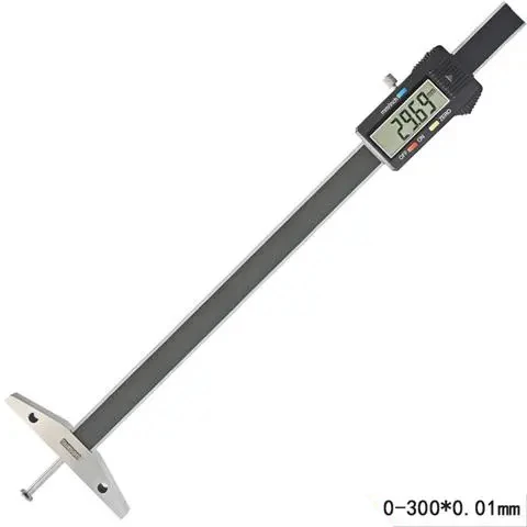 Description Picture 6 of item50-300mm Disc Head Digital Display Depth Gauges curacy 0.01mm Accurate Measurement