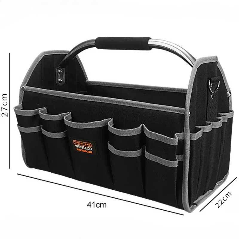 Household Multifunctional Oxford Cloth Professional Electrician Tool Bag Kit Box Backpack Case Pouch Toolbag Toolkit Toolbox