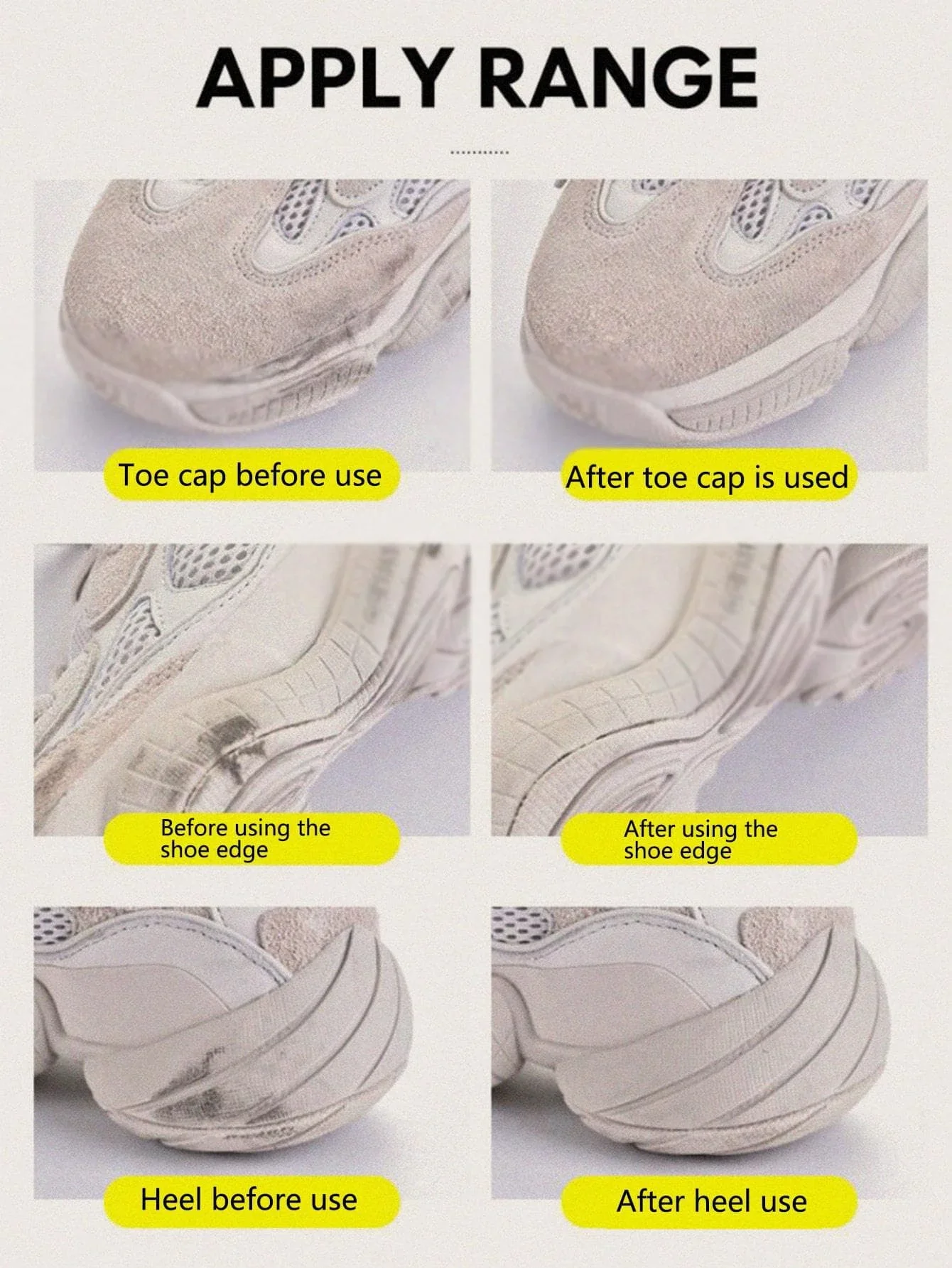 1 PC-Eraser Shoe Brush Rubber Block Super Clean Shoe Cleaning Eraser Suede Sheepskin Matte Shoes Leather Cleaner Sneakers 5