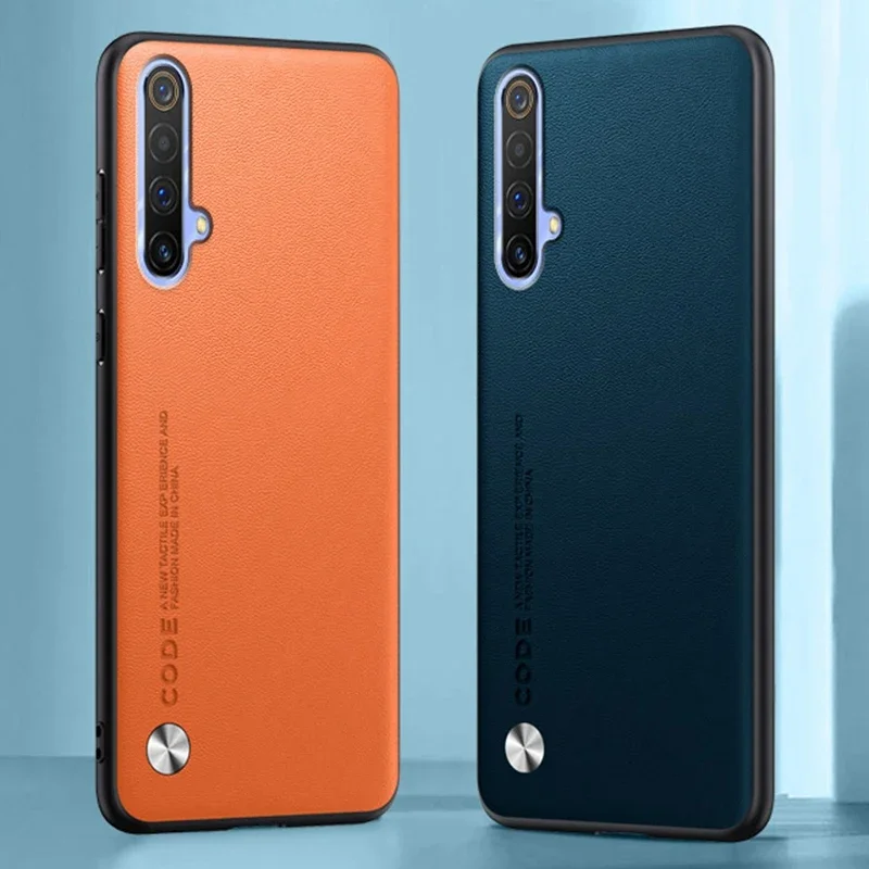 Luxury Leather Shockproof Phone Case - Protective Silicone Cover