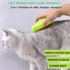 1-2Pcs 3 in 1 Cat Steam Brush Steamy Dog Brush Electric Spray Cat Hair Brushes for Massage Pet Grooming Comb Hair Removal Combs 4